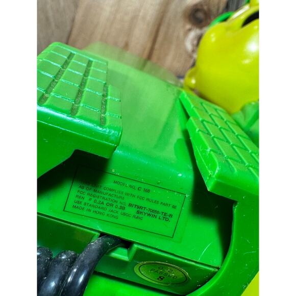 Vintage 1984 Pillsbury Little Sprout Telephone Phone Green Giant Figure Promo - Picture 9 of 9